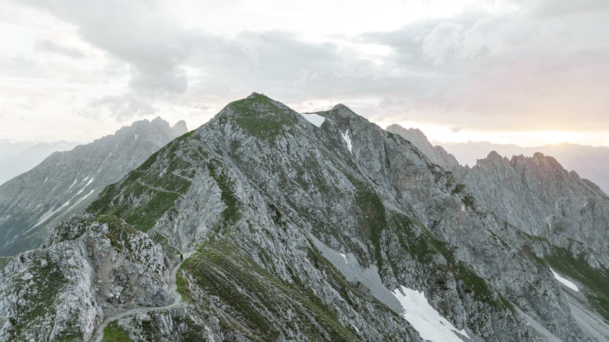 Szlak Goetheweg w paśmie Nordkette nad Innsbruckiem