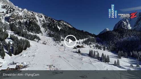 Kamerka Ehrwald - Ehrwalder Alm - FlyingCam