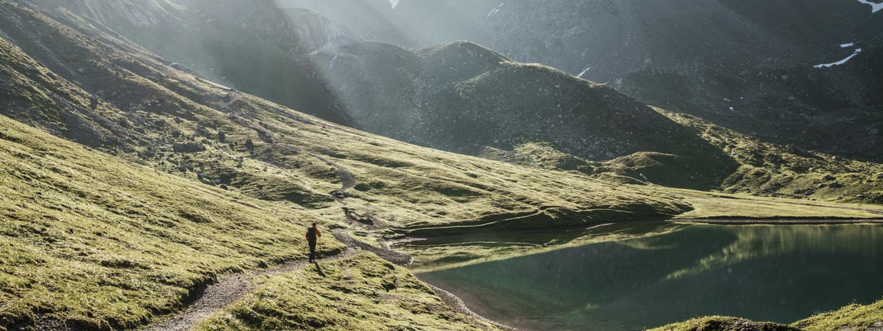 Jez. Steinsee na Lechtaler Höhenweg