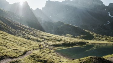 Jez. Steinsee na Lechtaler Höhenweg