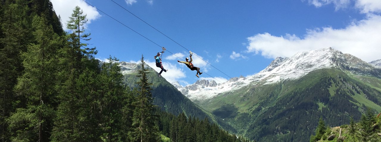 Skyfly in Ischgl, © TVB Paznaun-Ischgl